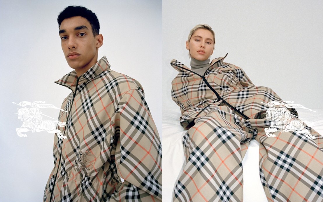 Burberry check pattern hotsell